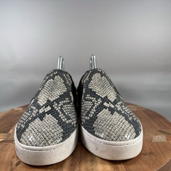 S Vionic Splendid Midi Slip-On Sneakers in Natural Snake Size 9 Women's Comfort - Picture 2 of 8